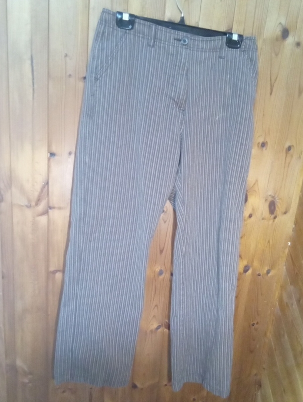 Northern Reflections Brown Pinstriped Chinos